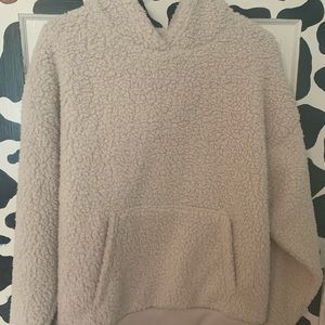 Fuzzy hoodie (never worn)